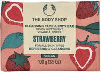 The Body Shop Strawberry Cleansing Face & Body Bar - 100g