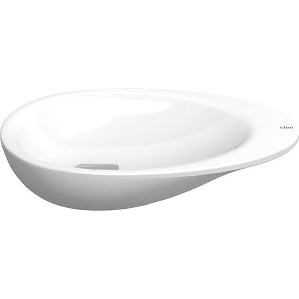 Clou First fonteinkom zonder kraangat wit keramiek B36xH9xD21cm CL/03.03110