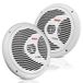 Pyle Marine Luidsprekers - 2-Wege Waterdichte en Weerbestendige Speakers- 100 Watt – Maritieme Luidsprekers- Buitenluidsprekers- 1 Paar – Wit