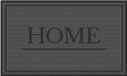 MD Entree Omega Home Tapis en caoutchouc - 45 x 75 cm - Noir