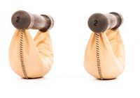 NOHRD Swing Dumbbells Walnoot 6kg Zwart
