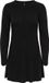 ONLY ONLTESSIE LS RIB FLARED DRESS AT KNT Dames Mini jurken Zwart XL