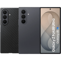 Samsung Galaxy Z Fold 8 Ultra 256GB Zwart 5G + Carbon Back Cover met Magneet Zwart
