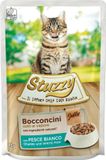 Stuzzy 24x Kattenvoer Pouch Witte Vis 85 gr