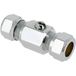Riko Robinet à boisseau sphérique droit - Kiwa - 12mm knel x 12mm knel - Chromé