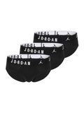 NIKE Jhm Flight Cotton 3Pk Letter, Maat Small 023 - Zwart Small, zwart (023), XL