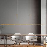 Quitani Suspension Tolu 8 lumières Laiton mat brossé / Laiton poli