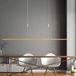 Quitani Suspension Tolu 8 lumières Laiton mat brossé / Laiton poli