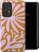 Selencia Vivid Backcover - Modern Bloom Pink - Samsung Galaxy A53 Hoesje