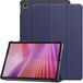 Lenovo Housse pour tablette Convient pour Lenovo Tab M10 Gen 4 (2025) | Étui à rabat avec support | Housse de protection en similicuir | Tri-fold | Bleu