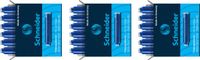 Schneider Inktpatronen - 3 doosjes x 6 stuks - Blauw
