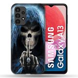 Beschermhoes Samsung Galaxy A13 Beschermhoes met Doodskop Motief