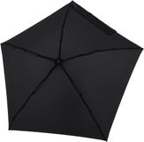 doppler Compact Nano Uni Solid Simply Black Paraplu