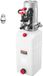 Latios Groupe hydraulique 12 V DC - Pompe hydraulique de benne basculante à double effet - Réservoir métallique 5,7 l - Blanc