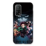 Cokitec Xiaomi Mi 10T / Mi 10T Pro Manga Demon Slayer Zwart Beschermhoes