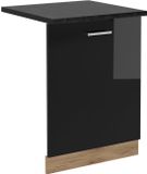 Vicco R-Line Vaatwasserfrontpaneel – 60 cm, WB Antraciet Zwart hoogglans