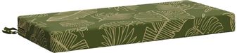 vidaXL Bankkussen SOEST 100% Polyester Blad Design 80 x 40 x 8 cm