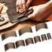 Set d'angle, en V, coupe-bordure en cuir, 9 pièces (A30)