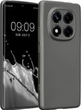 kwmobile metallic telefoonhoesje van TPU - geschikt voor Xiaomi Redmi Note 14 Pro 4G - Flexible case voor smartphone - In metallic grijs