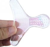 Heble® 1 Paar Inlegzolen - Hielbeschermers - Blaren - Pijnbestrijding - Hoge Hak - Antislip - Siliconen - Unisex - Transparant