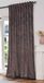 Gardinenbox Fluwelen damast, 2023300, 245 x 140 cm (h x b), grijs, roségoud, met folieprint en multiband ophanging