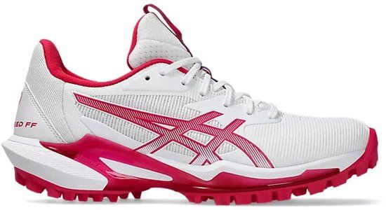 Asics Field Speed FF 2 Dames Hockey Schoenen Wit/Roze Maat 39