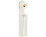 Merkloos Relaxdays Toiletrolhouder Staand - Metaal - Wit - 66 cm