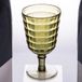 Villa d'Este Home Tivoli Fashion Greenery Champagneglazen, 450 ml, van acryl, oppervlak met geometrische decors, set van 6