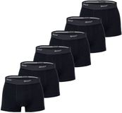 GANT Boxershorts Set van 6 Zwart Katoen/Elastaan Maat L