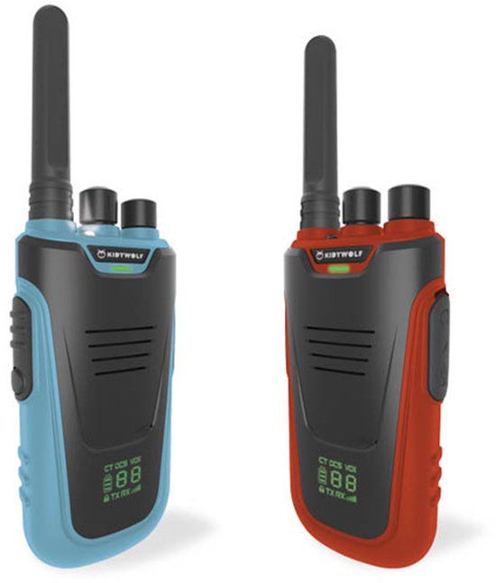 KIDYWOLF Kidytalk Walkie Talkie - Blauw/Rood