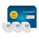 Homematic IP Smart Home 161216A1 Uitbreidingsset voor verwarming, basic, 3 x digitale thermostaat, verwarming, bediening via app, Alexa, Google Assistant, eenvoudige installatie, energiebesparing
