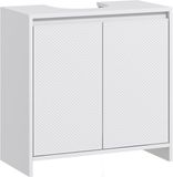 Homcom Badkamermeubel - MDF - 60x30x60cm - Wit