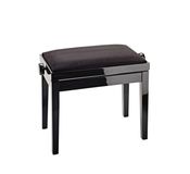 König & Meyer 13901 Piano Bench - Gloss Velvet Black