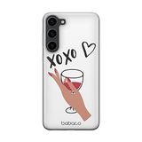 ERT GROUP mobiel telefoonhoesje voor Samsung S23 origineel en officieel erkend Babaco patroon XOXO 001 optimaal aangepast aan de vorm van de mobiele telefoon, gedeeltelijk bedrukt