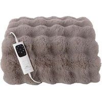 Dreamland Verwarmde deken Hygge days Imitatiebont Cloudy 160X120 cm Beige
