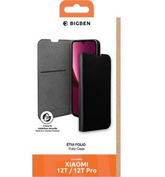 Bigben Connected FOLIOX12TB mobiele telefoon behuizing Zwart