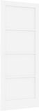 vidaXL Porte intérieure 83 x 202 cm Multiplex Blanc