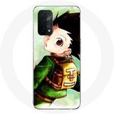 Maniacase Hoesje voor Oppo A74 5G Hunter x Hunter Gon Freecss Teaser Anime