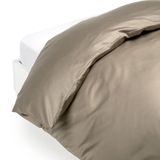 Caleffi Slaapzak voor tweepersoonsbed, satijn, taupe, van katoensatijn - 69097
