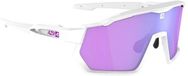 AZR Hydrofobe zonnebril AZR Pro Race RX glanzend wit/paarse meerlaagse Unisex One size