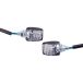 SPEC-X led knipperlicht "e-short" led-minbli. eshort black, short sleeve, pair