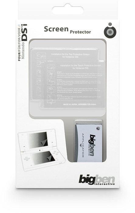 BigBen Dual Screen Protection Kit, Nintendo DSi