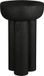 Mica Decorations Latty Table d'appoint - H50 x Ø30 cm - Bois de Paulownia - Noir