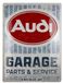 Nostalgic Art Audi Garage Parts And Service Wandbord 30 x 40 cm Metaal Meerkleurig
