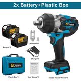 StarTech Schlagschroefmachine - Borstelloos - 18V - 2800 Nm - 1,27 cm vierkantopname - 2 accu's - Kunststof koffer - Grijs