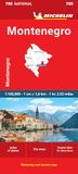 Montenegro Motoring and Tourist Map No 780: Straßen- und Tourismuskarte 1:160.000