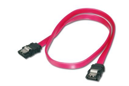 ASSMANN Electronic SATA Cable - 0.3 m - 2x SATA 7-pin - Red/Black