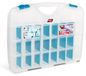 23 Home Assortimentsdoos - Kunststof - 26 vakken - Bleu transparent