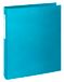 Exacompta - Ref. 51652E - Boîte de 10 classeurs Teksto, rigide, 4 anneaux ronds, diamètre 30 mm - dos 40 mm - dimensions extérieures 32 x 26 cm - format pour classement A4 - couleur turquoise
