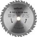 Wolfcraft Cirkelzaagblad 165x20/16mm - 20 Tanden